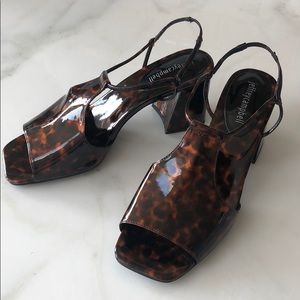 Jeffrey Campbell patent block heels